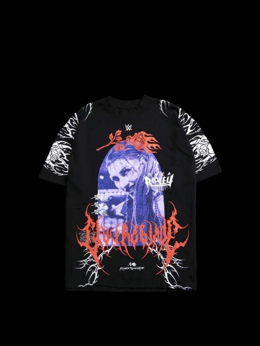Civil Regime x WWE Rhea Ripley Graphic T-Shirt NWT Black Unisex Large/XL